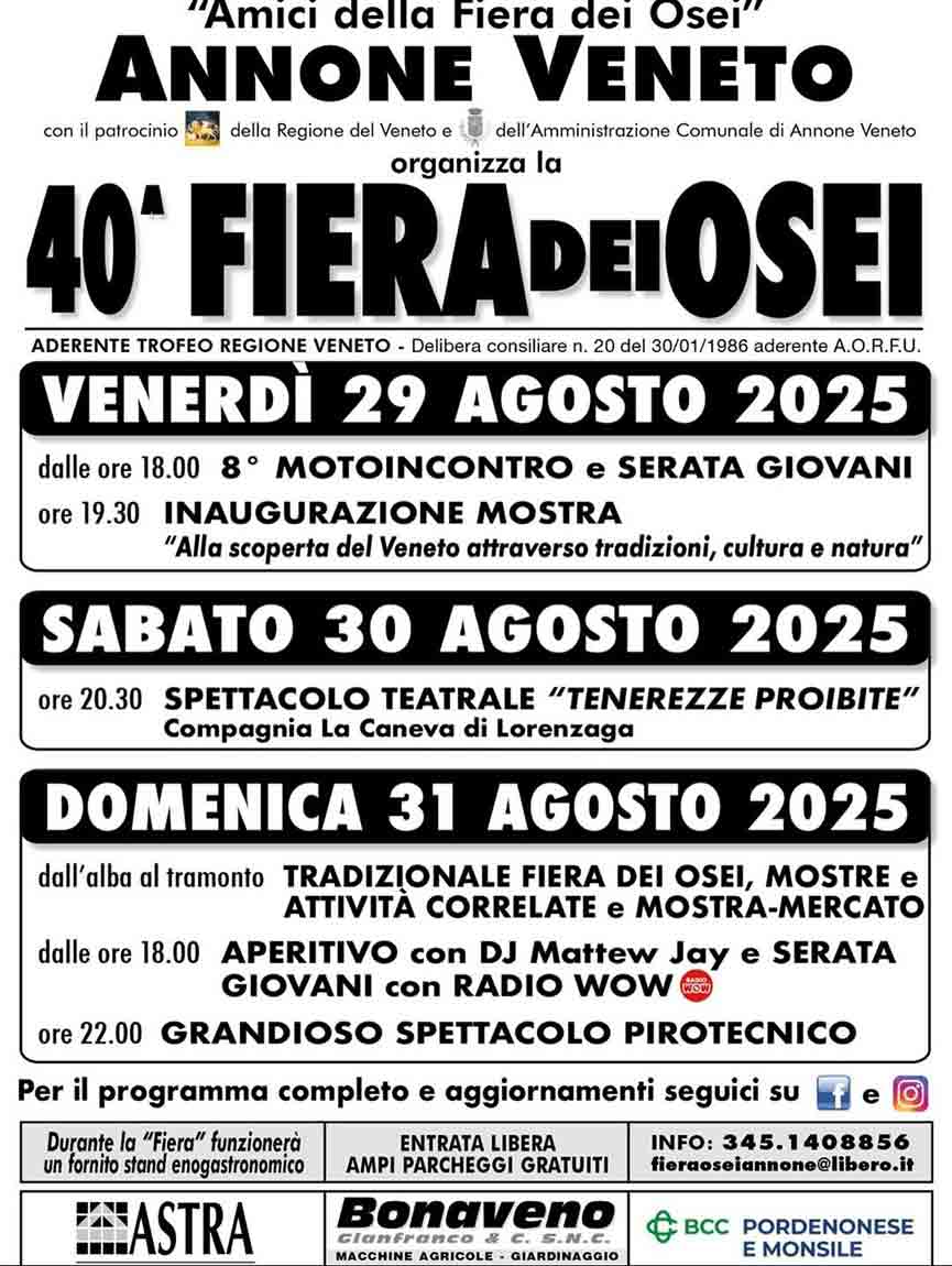Fiera degli Osei Annone Veneto