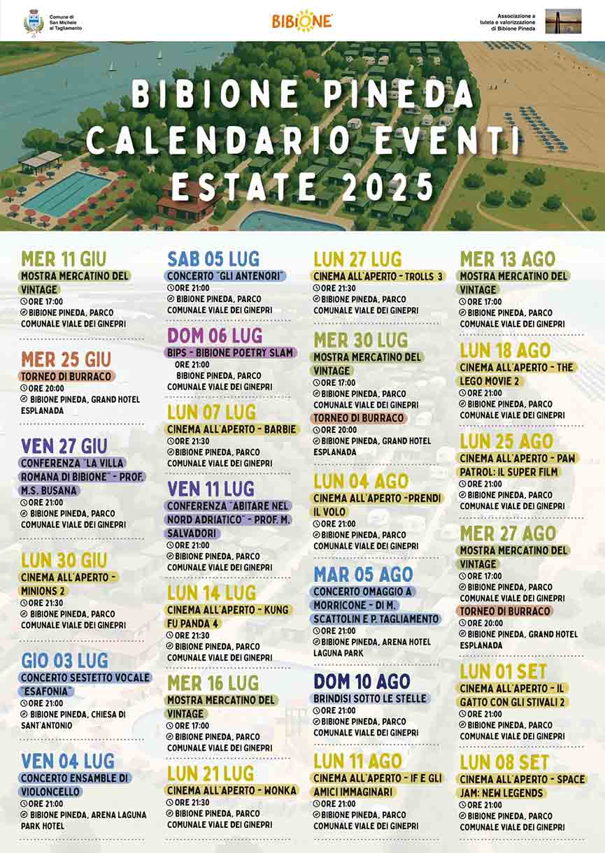 Eventi Estate a Bibione Pineda, Bibione