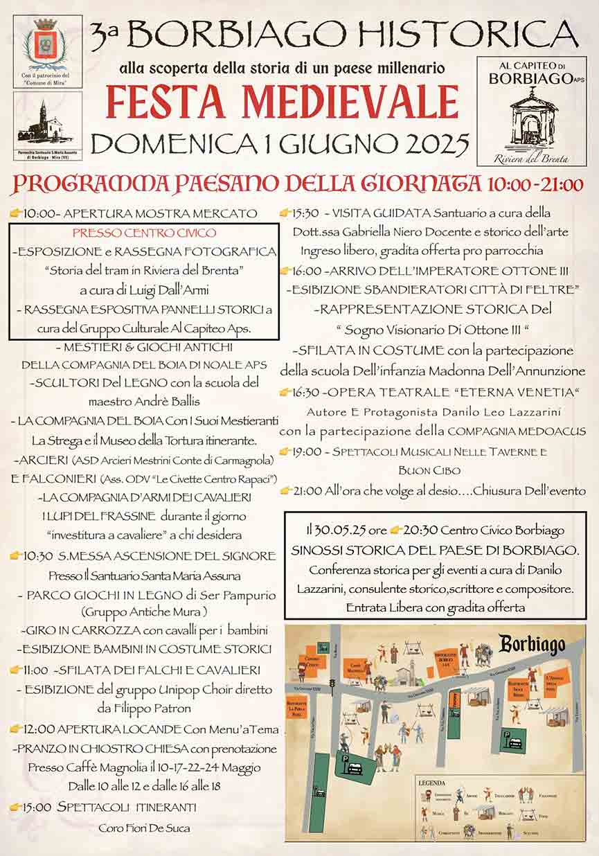 Programma Festa Medievale di Borbiago