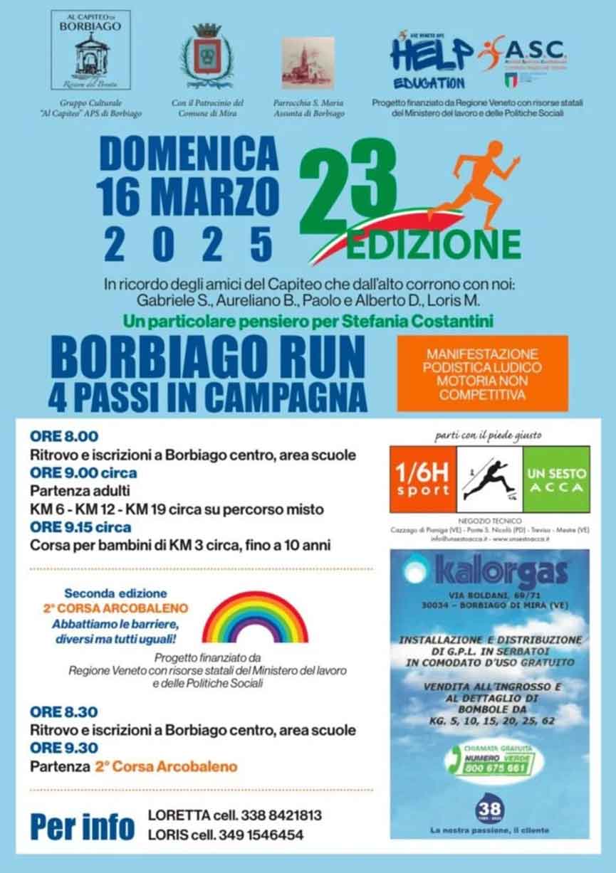 4 Passi in Campagna Borbiago Run a Borbiago