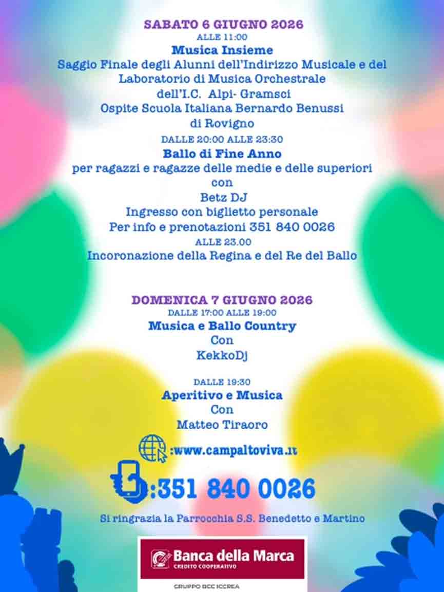Programma Campalto Summer Weekend