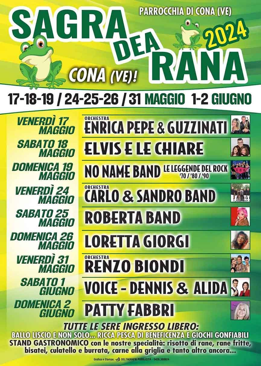 Sagra dea Rana Conetta
