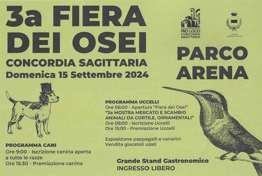 Fiera Fiera degli Osei a Concordia Sagittaria Concordia Sagittaria