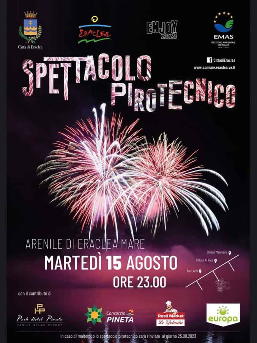 Fuochi d'artificio di Ferragosto Eraclea Mare