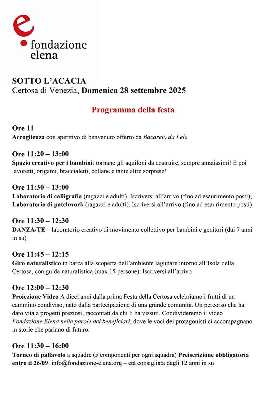 Festa della Certosa Venezia