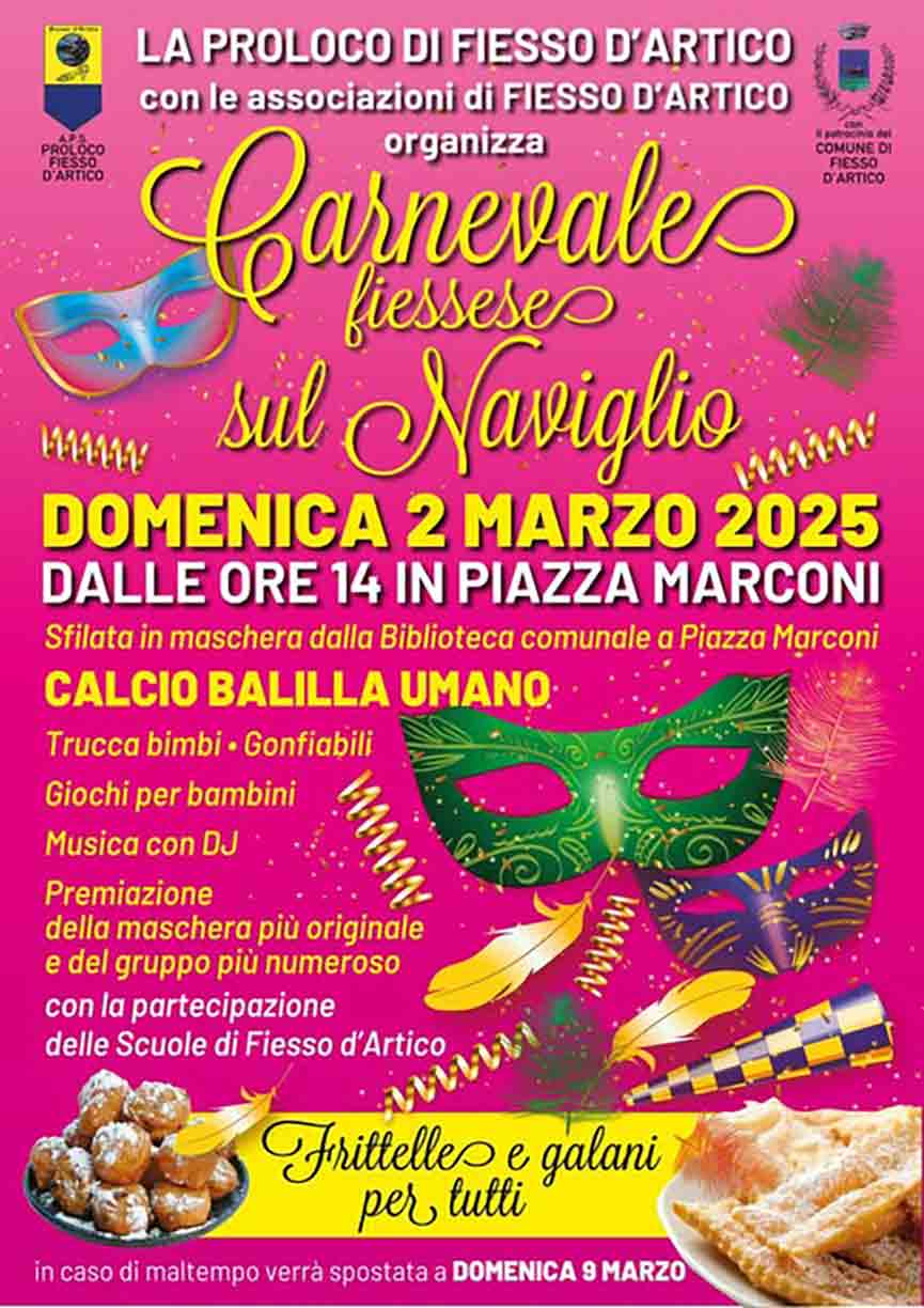 Carnevale Fiessese sul Naviglio Fiesso d'Artico
