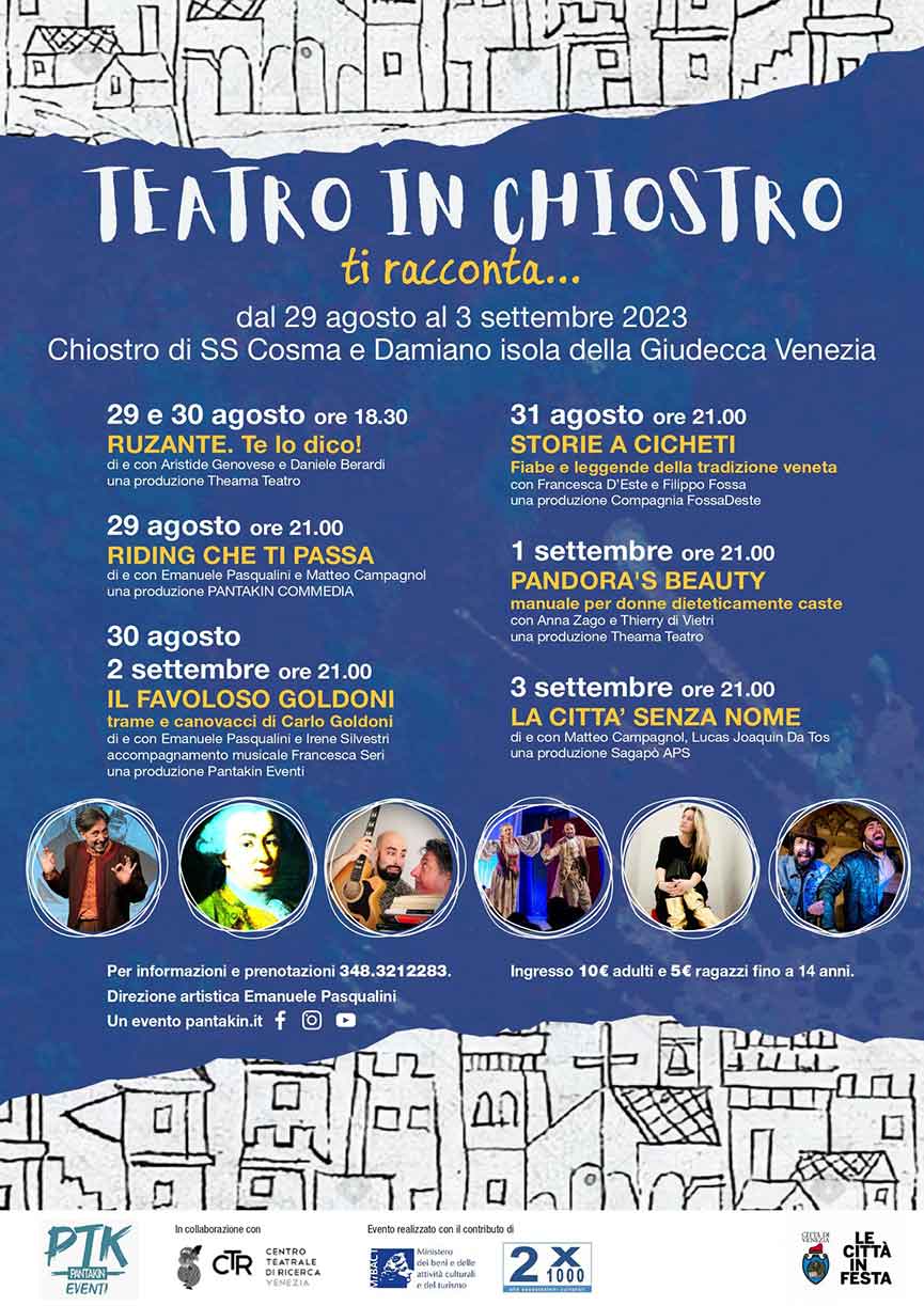 Teatro in Chiostro&hellip; ti racconta Giudecca