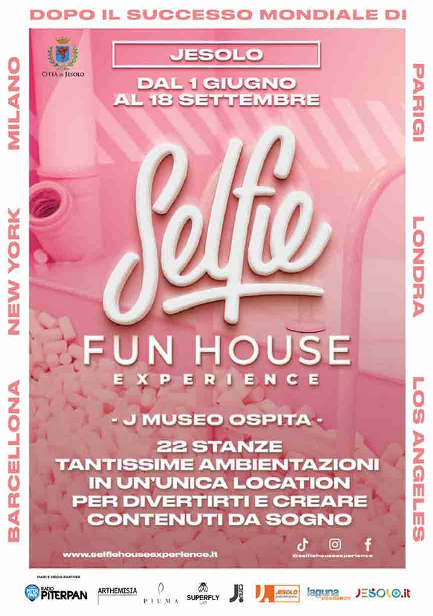 Mostra Selfie fun house experience Jesolo