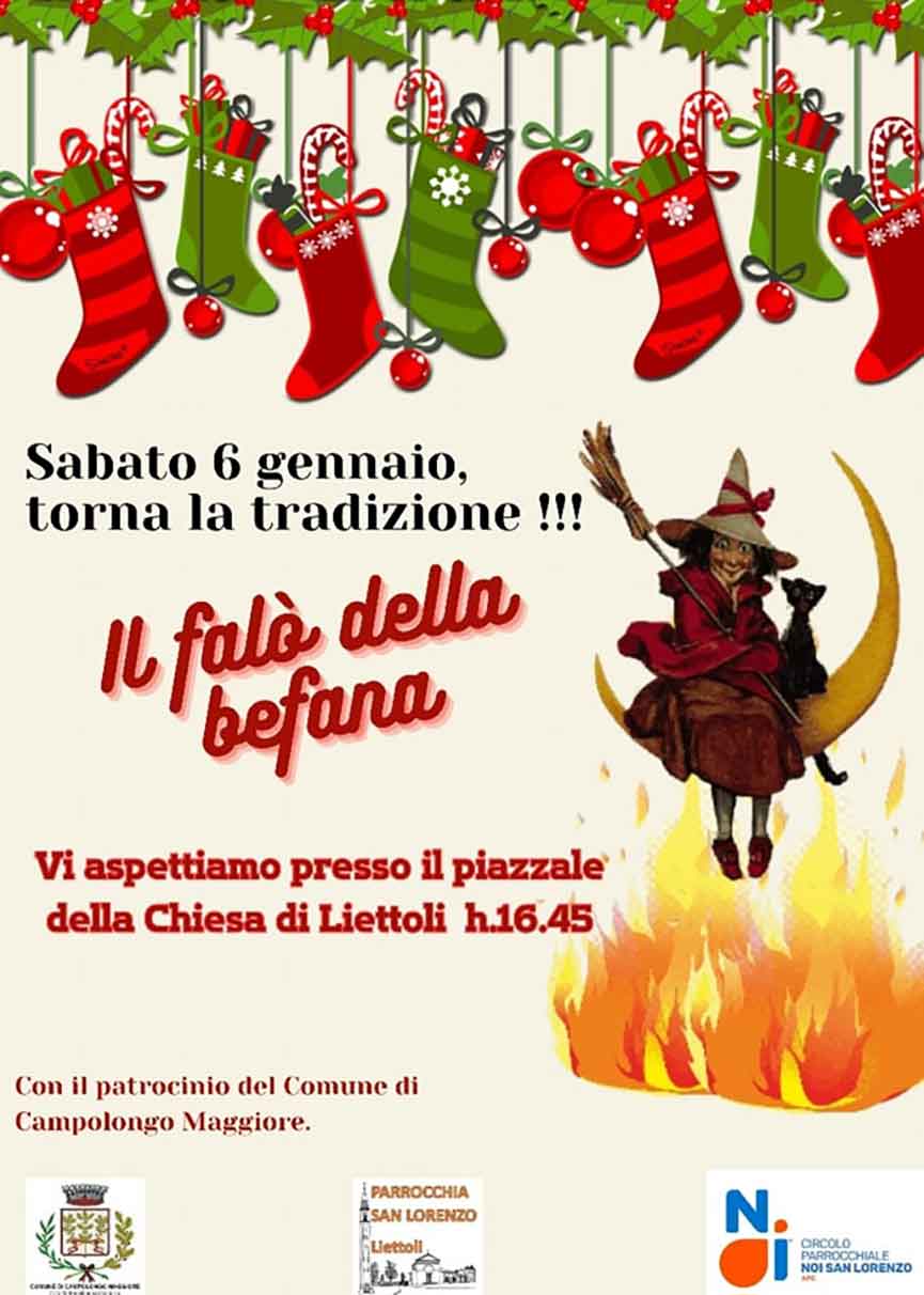 Il Fal� della Befana di Liettoli, Campolongo Maggiore