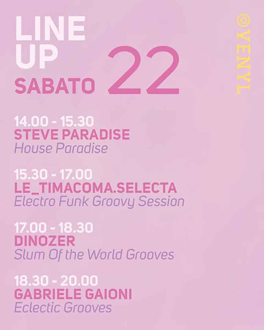 Venyl. Programma 1 Fiera del Disco Marghera