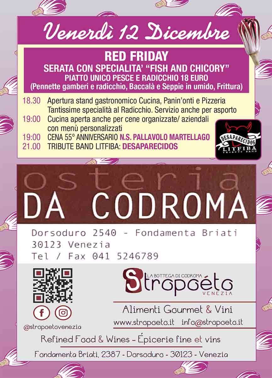 Programma Mostra del Radicchio Rosso Tardivo di Martellago