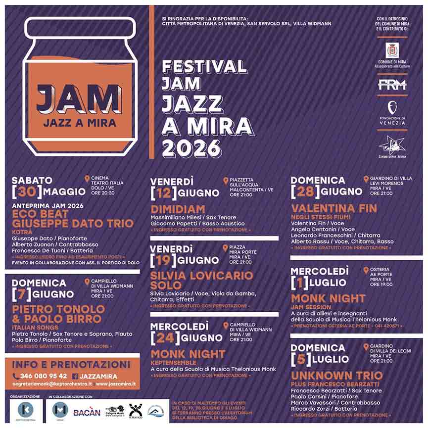 Festival Jam Jazz a Mira Venezia