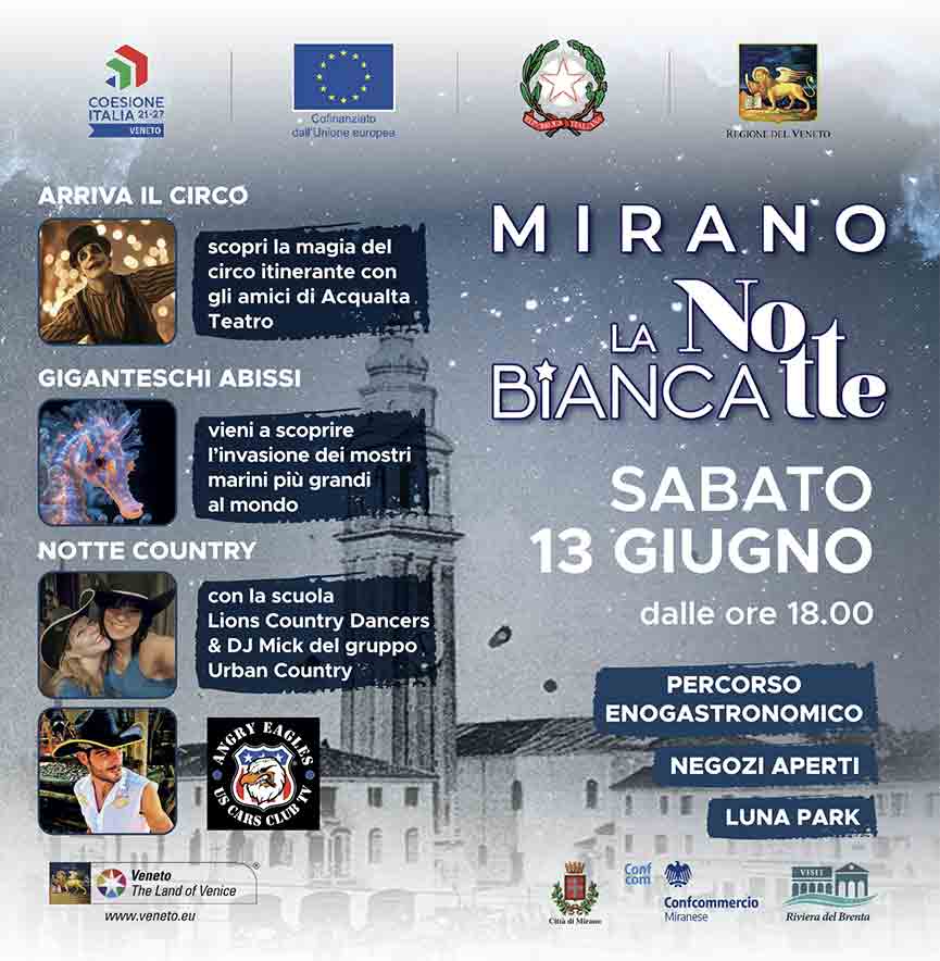 Notte Bianca 2026 a Mirano