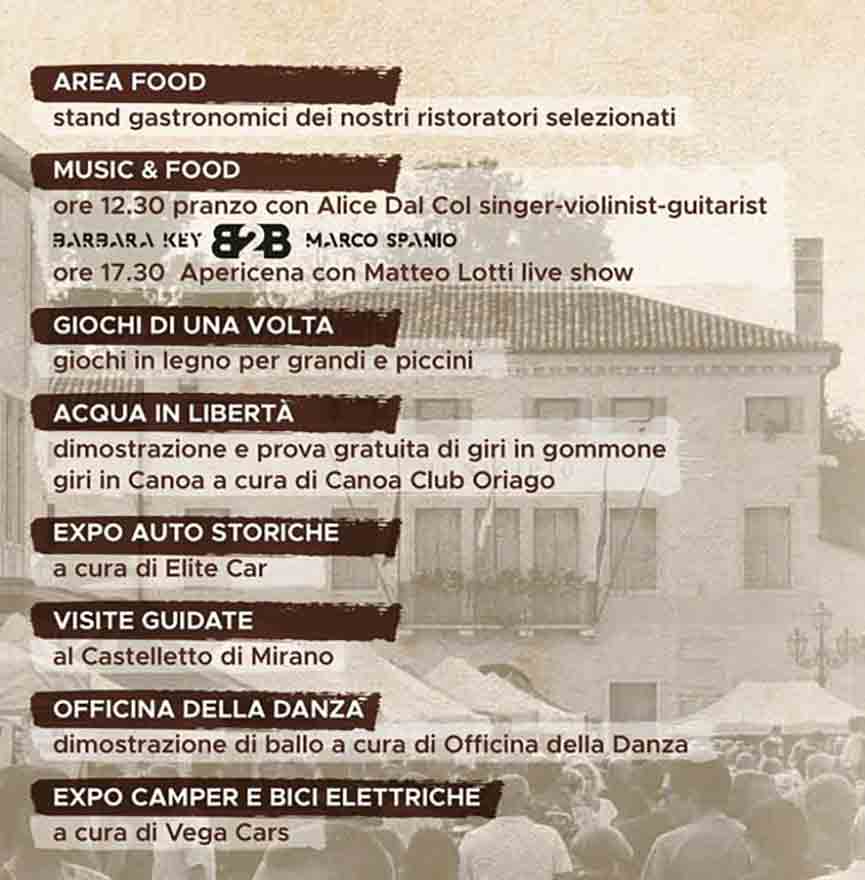 Programma Festa Isola che non c'è di Mirano
