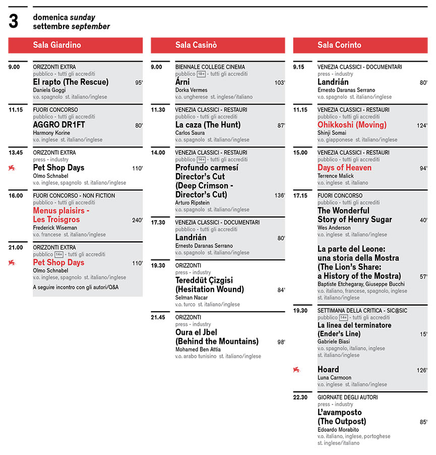 Mostra del Cinema di Venezia