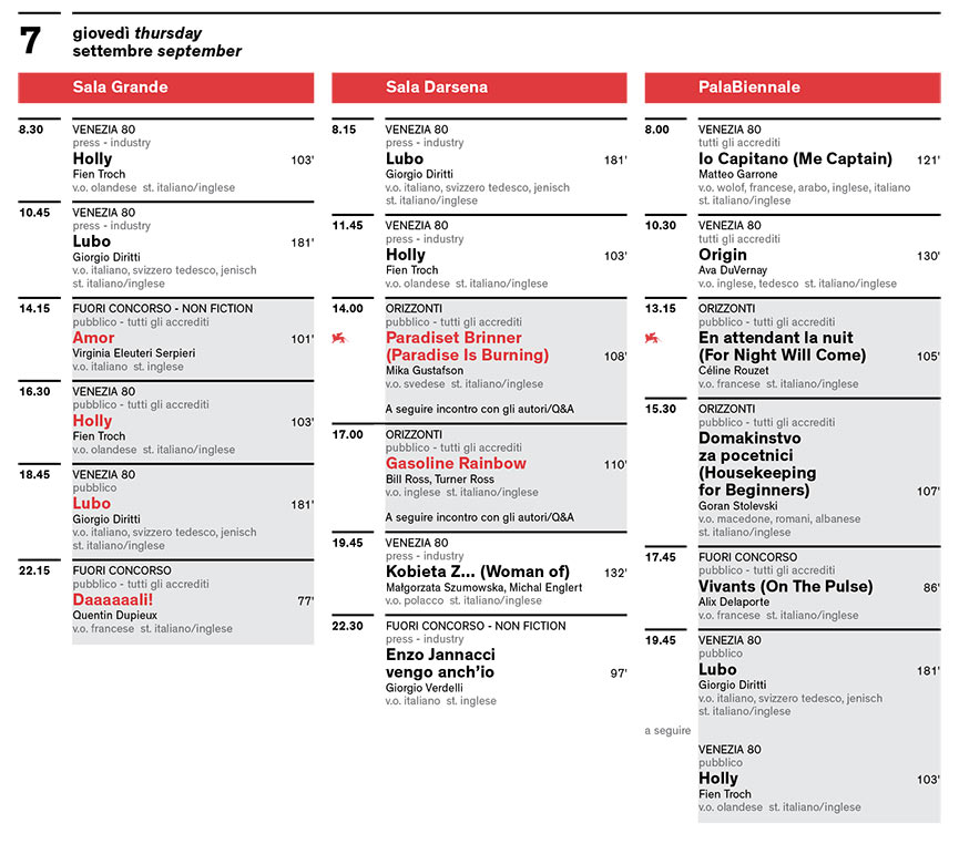 Mostra del Cinema di Venezia