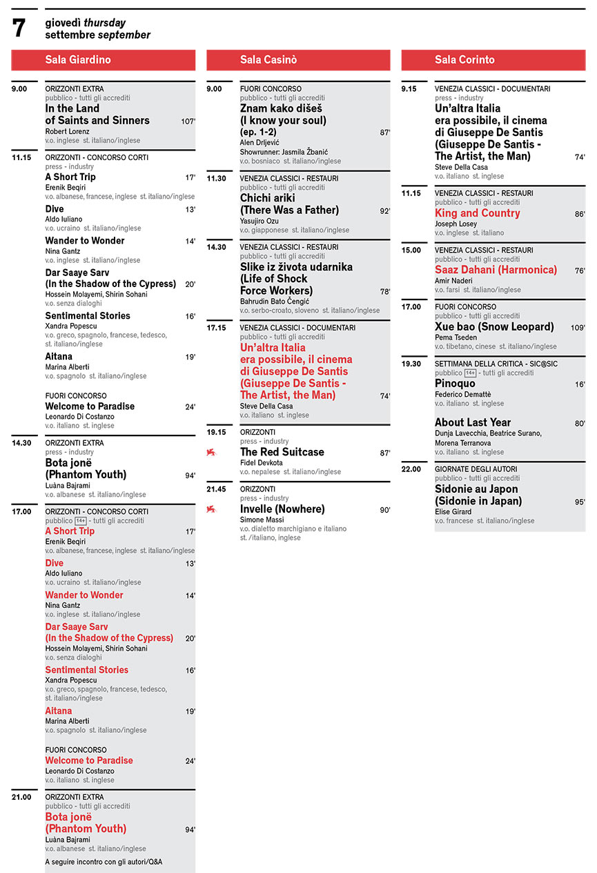 Mostra del Cinema di Venezia