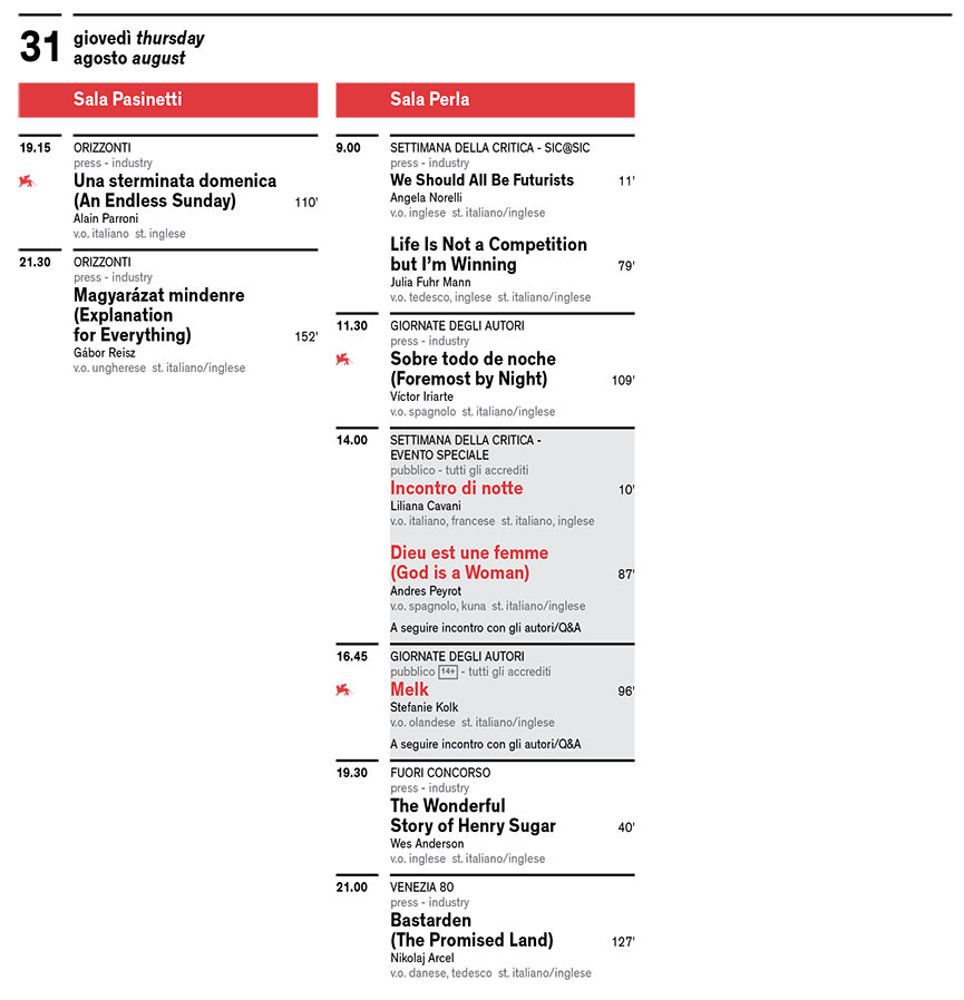 Mostra del Cinema di Venezia