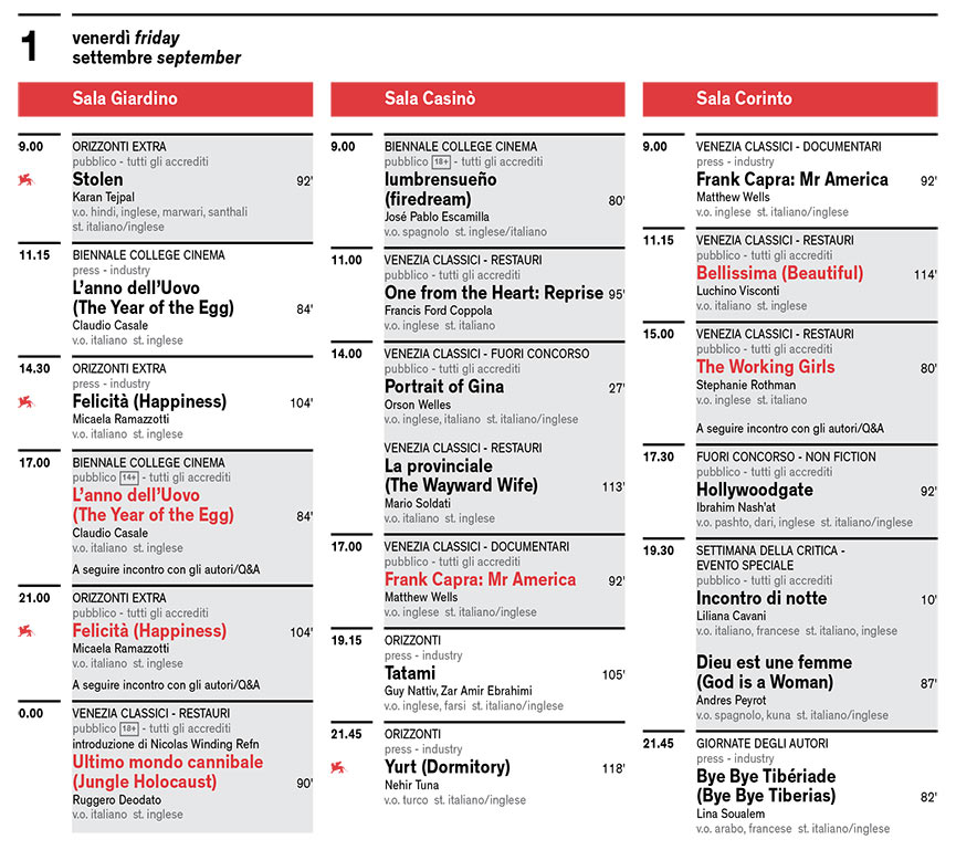 Mostra del Cinema di Venezia