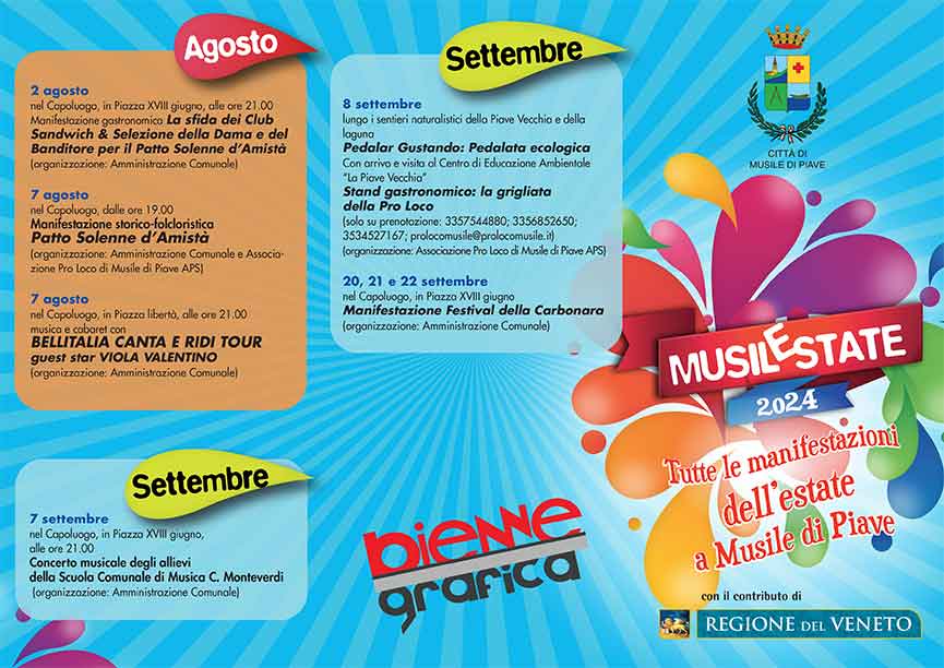 Eventi Estate al Lido dei Pini, Bibione