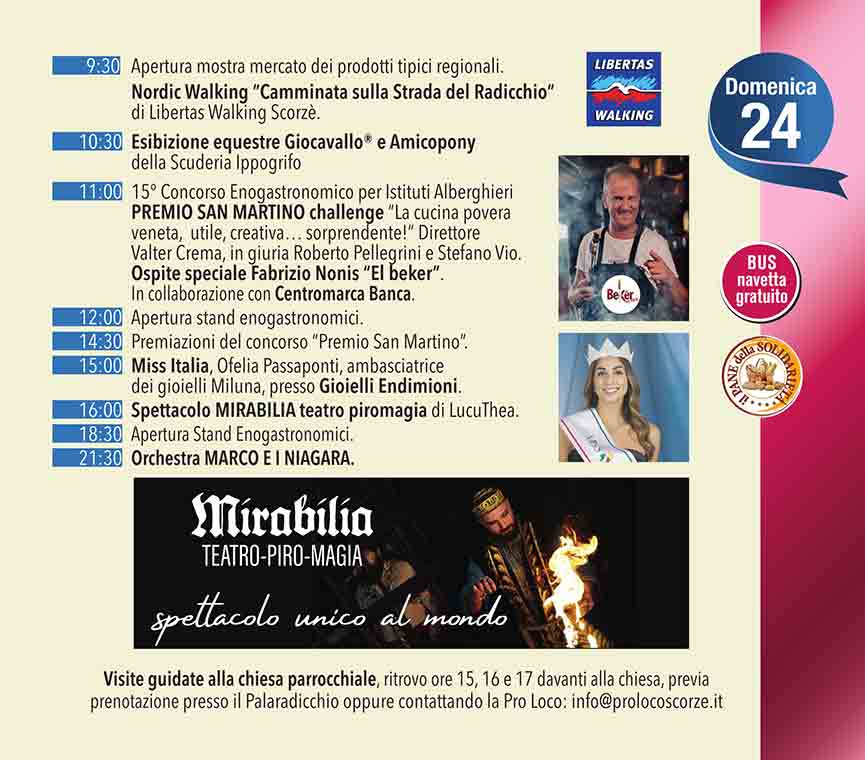 Festa del Radicchio Rio San Martino, Scorz&egrave;