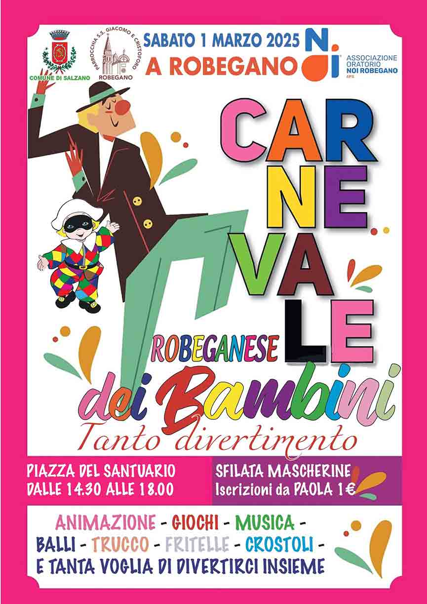 Carnevale dei Bambini a Robegano