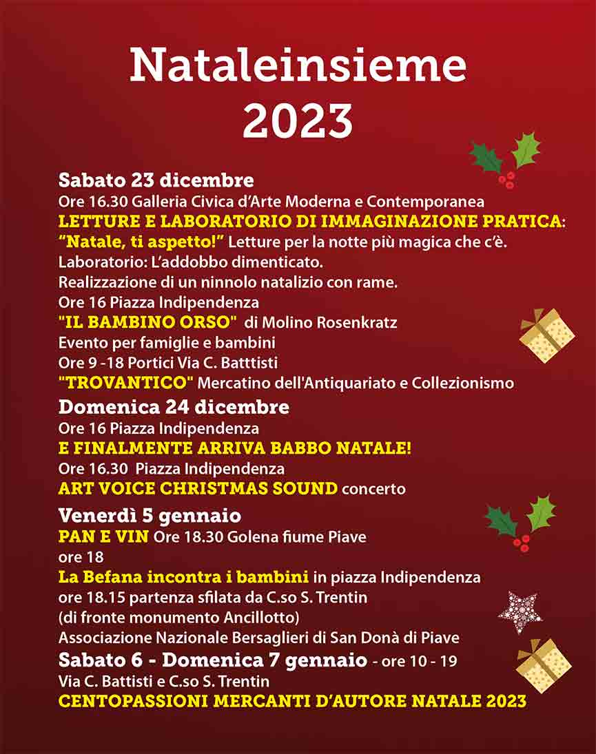 Natale insieme - San Don&agrave; di Piave