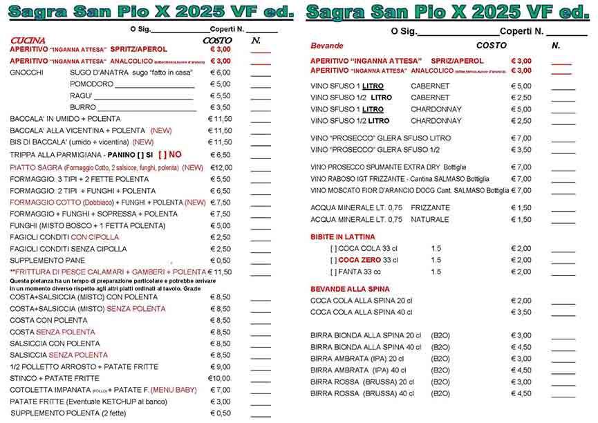 Sagra San Pio X - San Don&agrave; di Piave