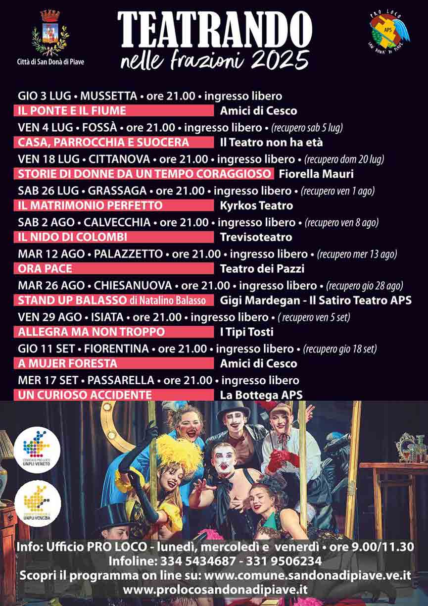 Teatrando nelle Frazioni a San Don&agrave; di Piave