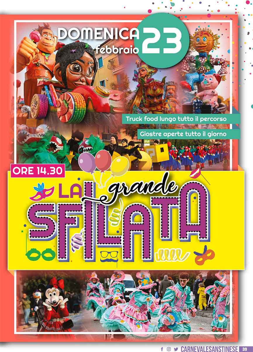 Programma Carnevale Sanstinense a San Stino di Livenza