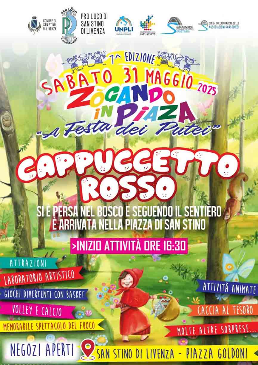 Zogando in Piaza A Festa dei Putei San Stino di Livenza Venezia
