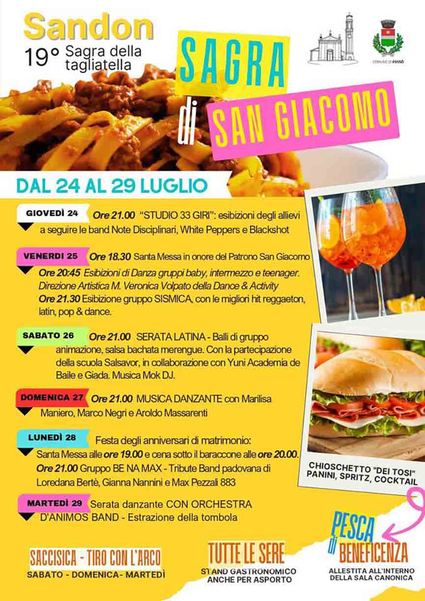 Sagra di San Giacomo Sandon di Fossò