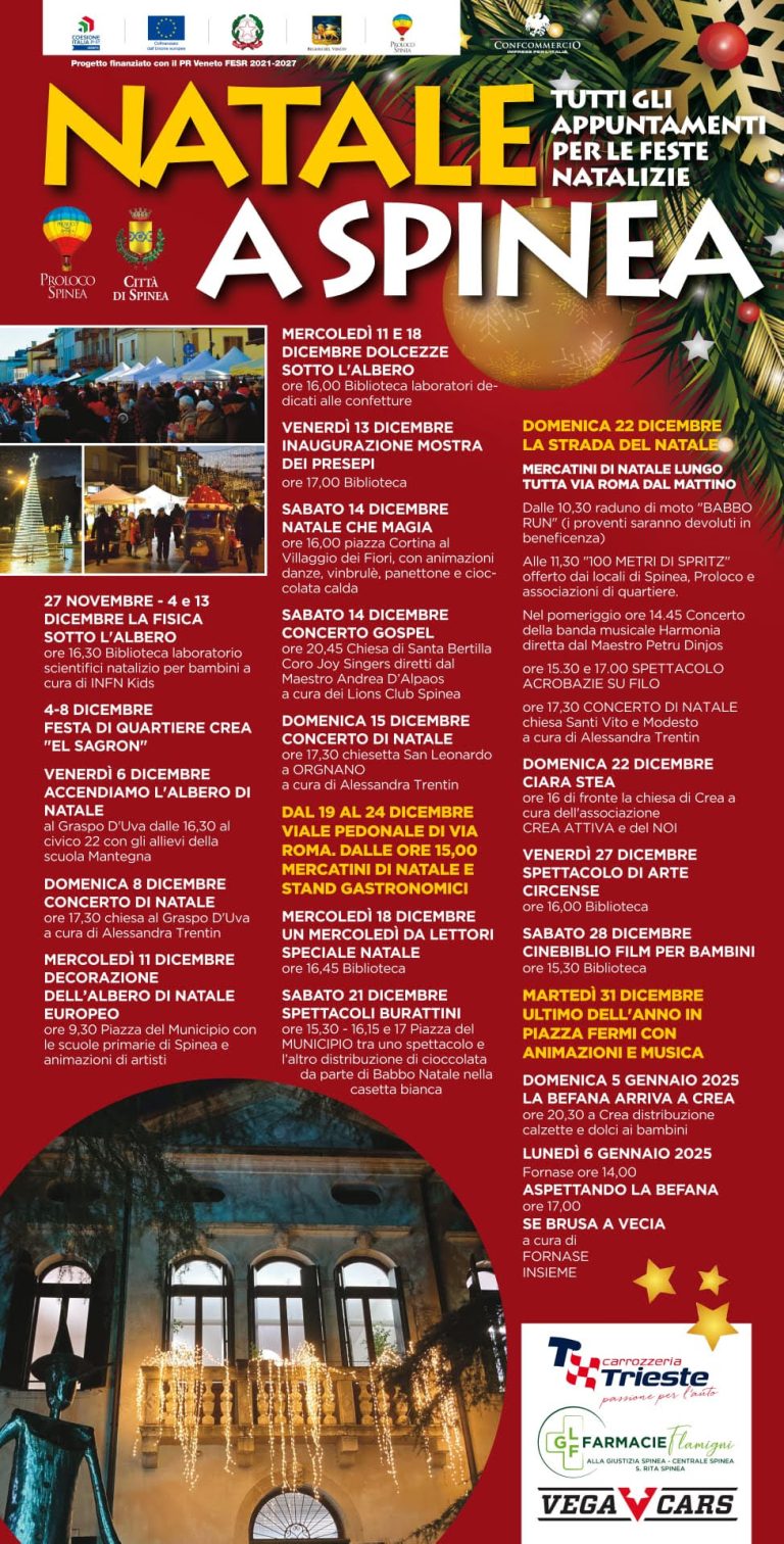 Natale a Spinea, la città ti aspetta