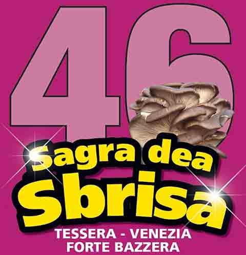 Locandina della Sagra dea Sbrisa a Tessera
