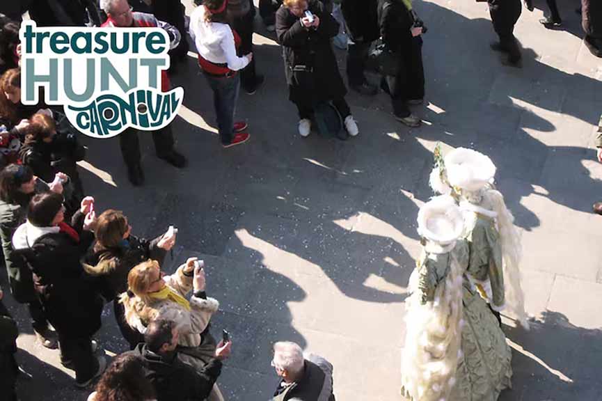Caccia al tesoro in Piazza San Marco del Carnevale Venezia