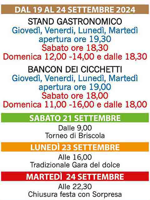 Locandina della Festa dello Gnocco a Zelarino