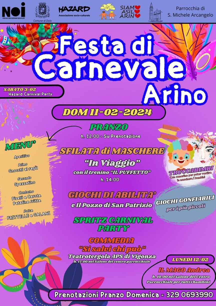 Carnevale di Arino di Arino di Dolo Venezia