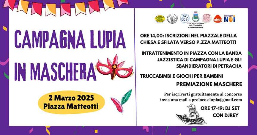 Campagna Lupia in Maschera Venezia