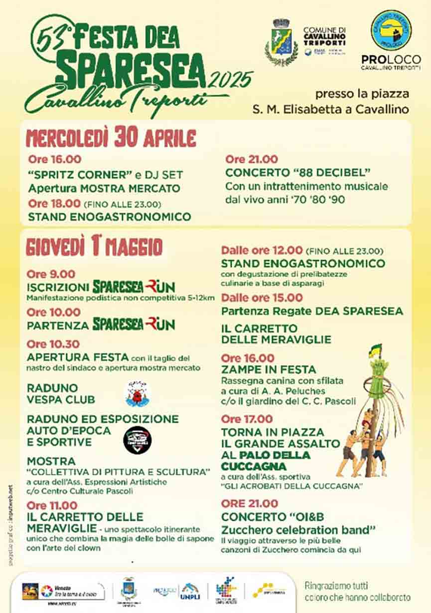 Festa dea Sparesea,  Cavallino Treporti Venezia
