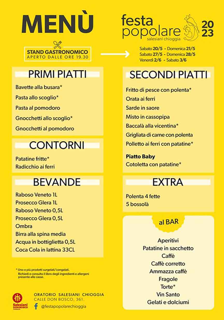 Festa Popolare di Santa Maria Ausiliatrice Sottomarina Lido - Chioggia