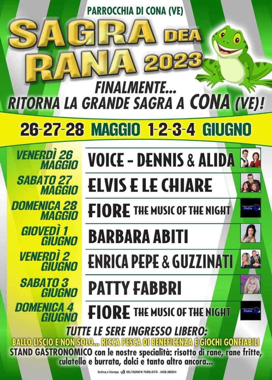 Sagra dea Rana Conetta