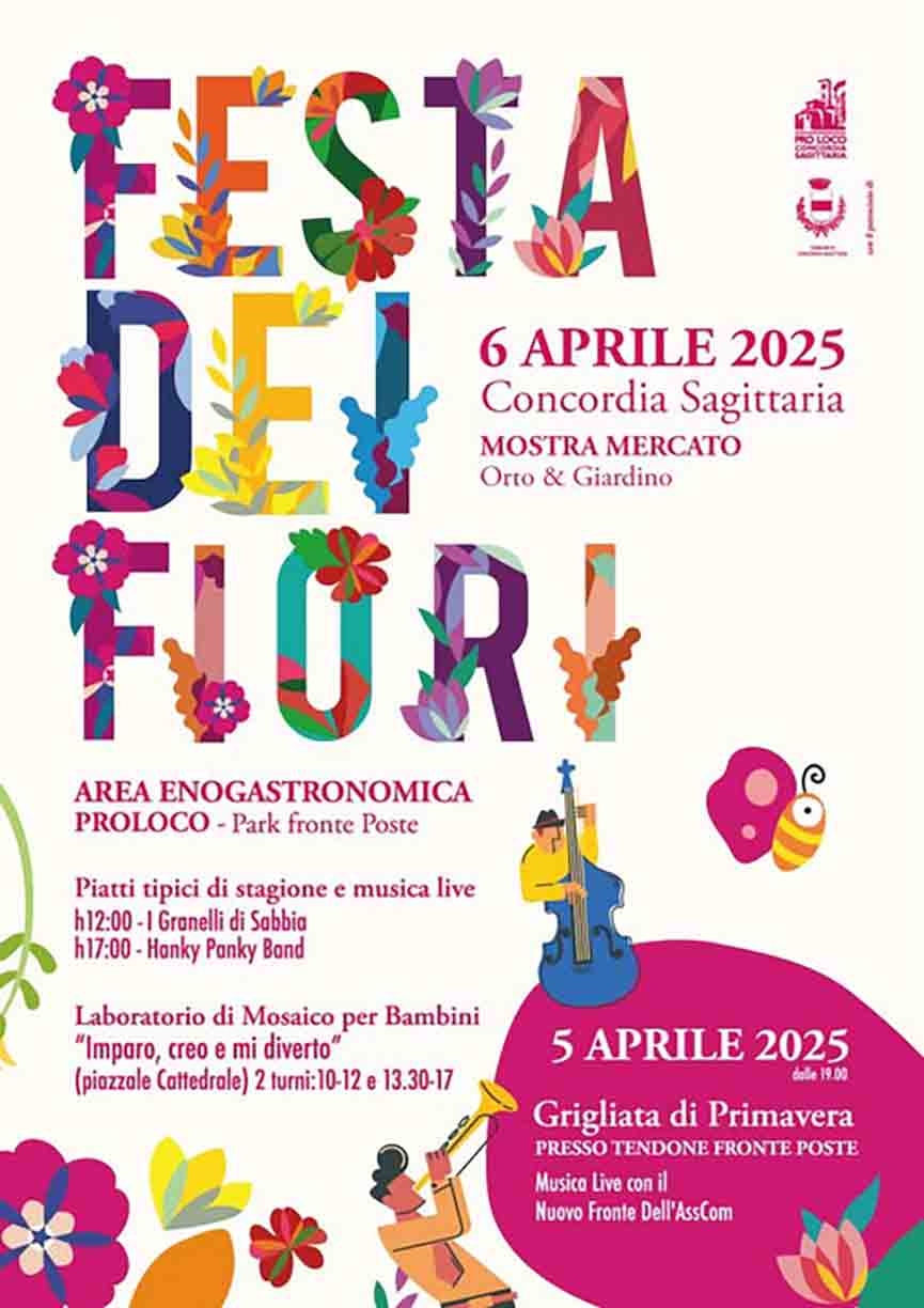 Programma Festa dei Fiori Concordia Sagittaria