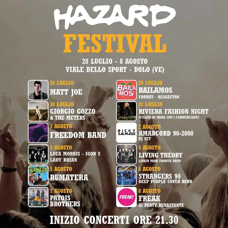 Hazard Festival di Dolo Venezia