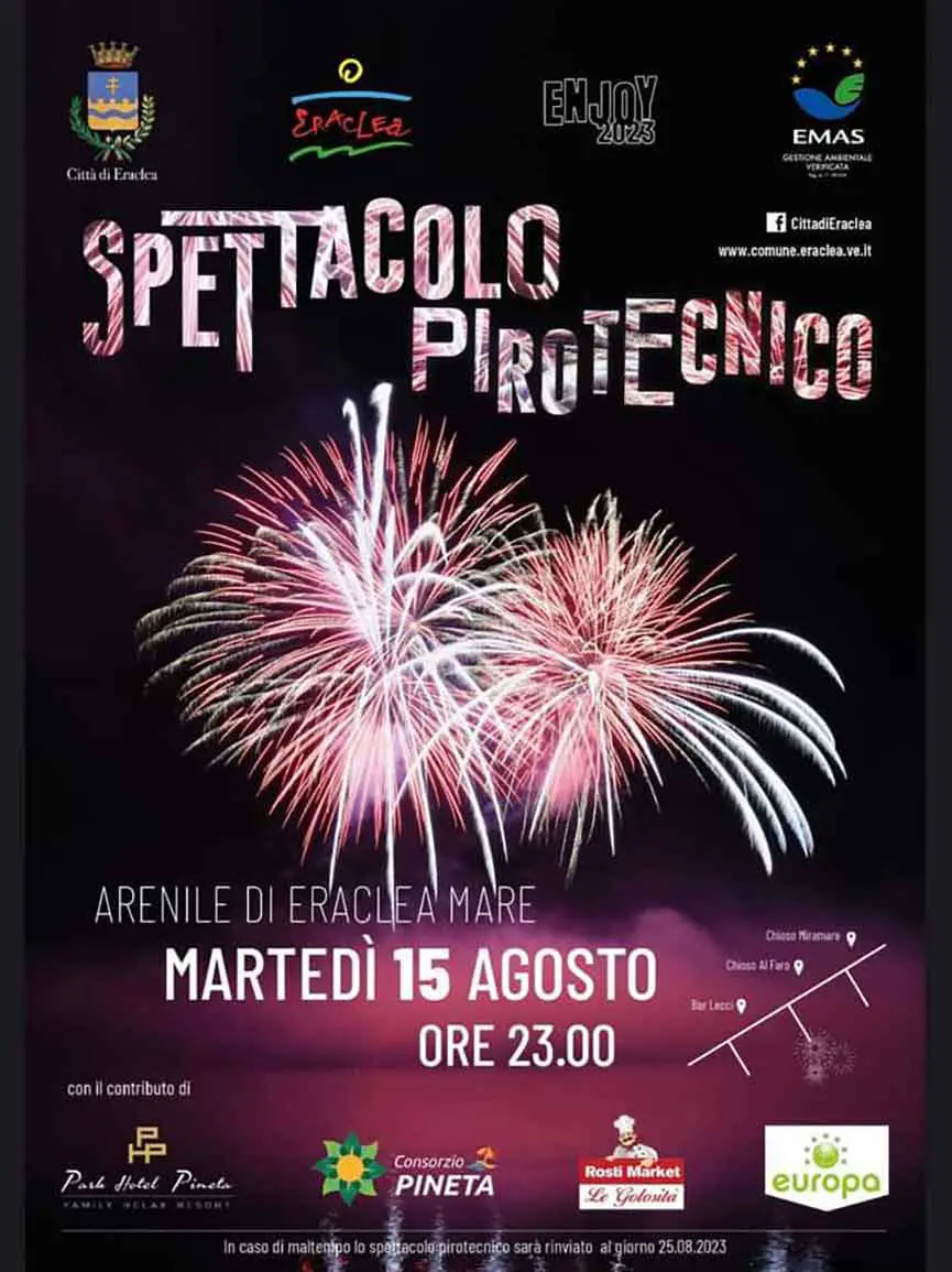 Fuochi d'artificio di Ferragosto Eraclea Mare