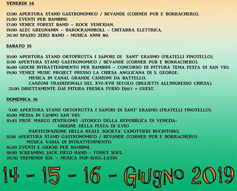Festa di San Vio Venezia