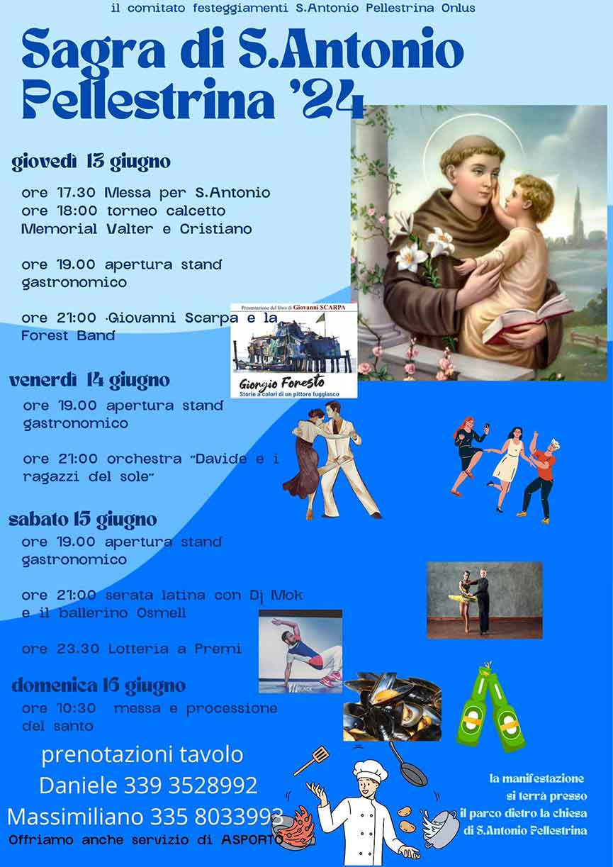 Programma Sagra di Sant'Antonio Venezia