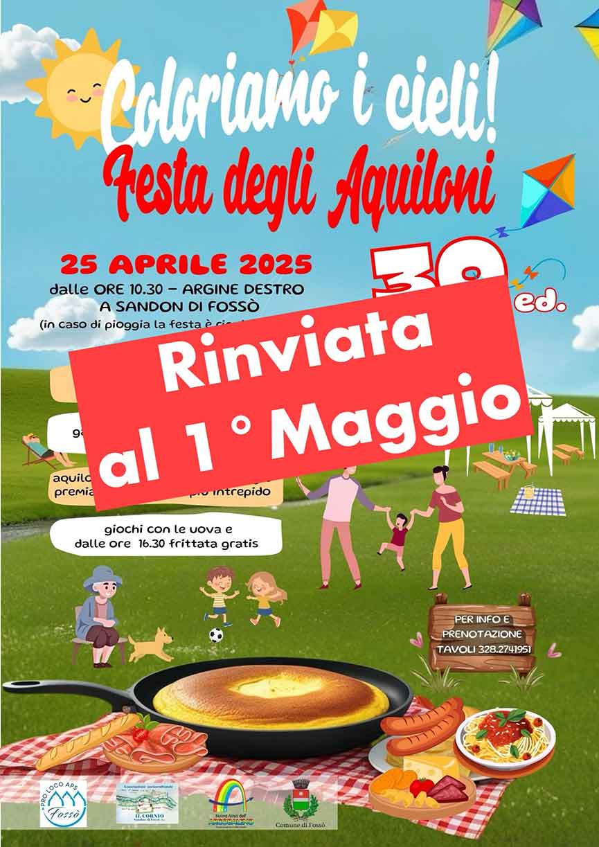 Festa degli Aquiloni - Argine destro del Brenta, Sandon - Fossò