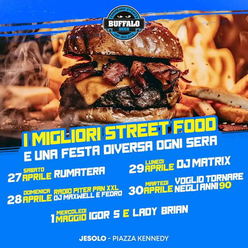 Buffalo Food Festival Jesolo