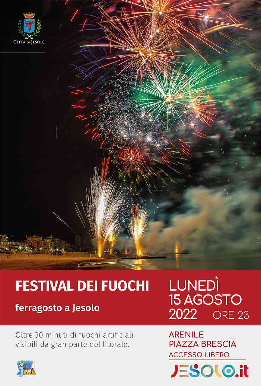 Fuochi d'artificio di 31 agosto Jesolo