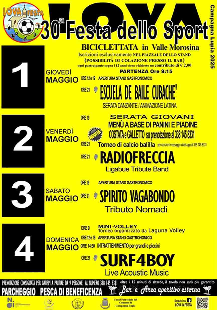 Festa dello Sport a Lova di Campagna Lupia
